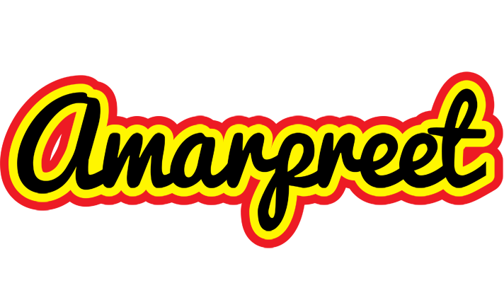 Amarpreet flaming logo