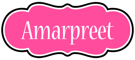 Amarpreet invitation logo