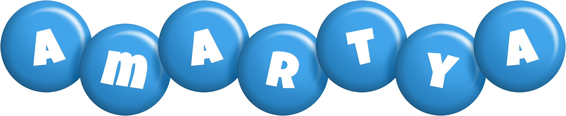 Amartya candy-blue logo