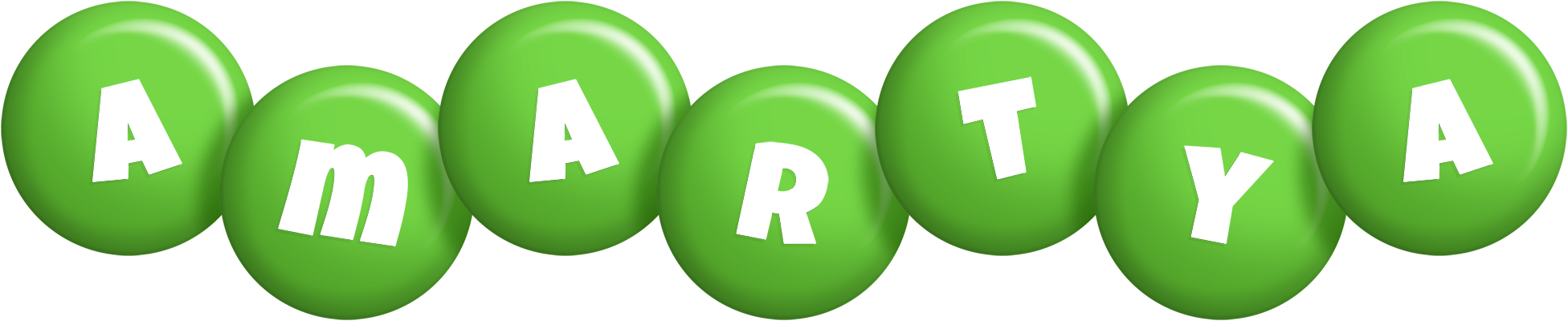 Amartya candy-green logo