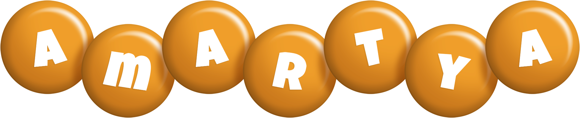 Amartya candy-orange logo