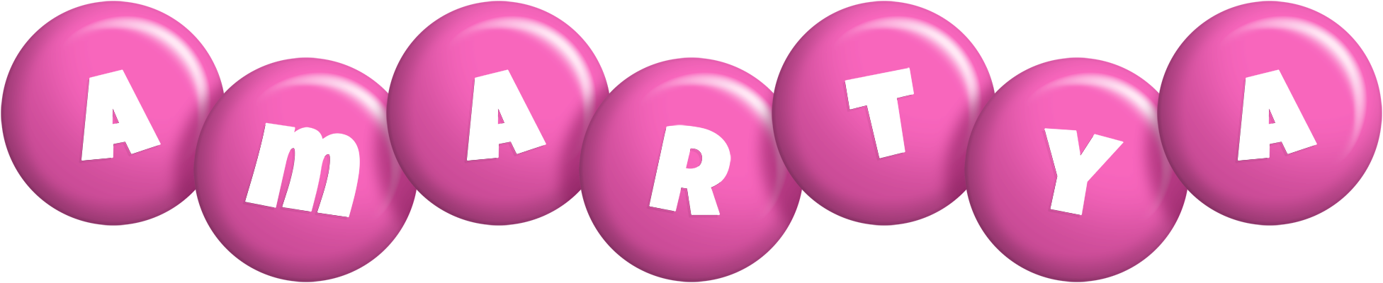 Amartya candy-pink logo