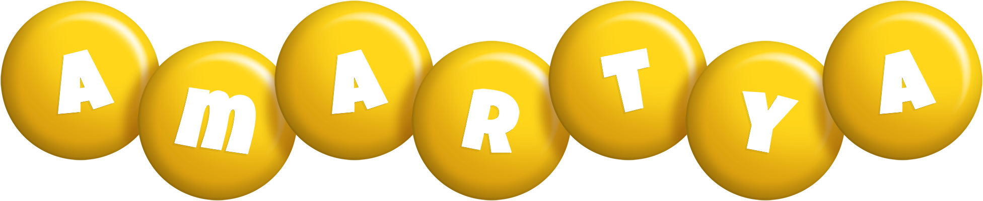 Amartya candy-yellow logo