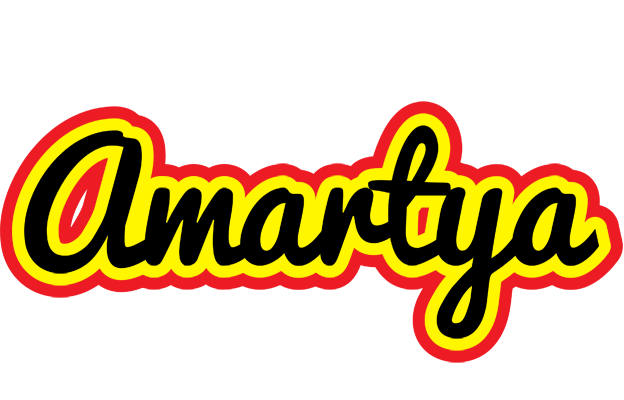 Amartya flaming logo