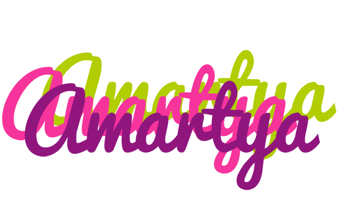 Amartya flowers logo