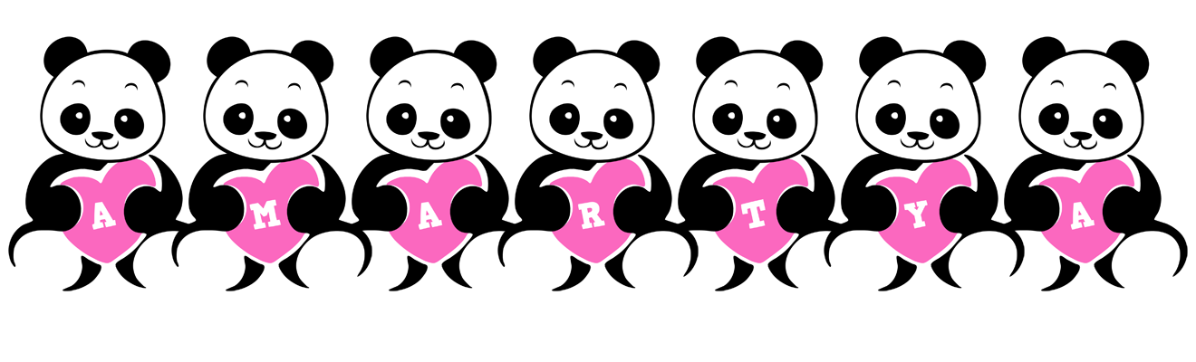 Amartya love-panda logo