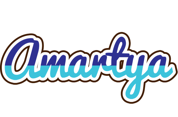 Amartya raining logo