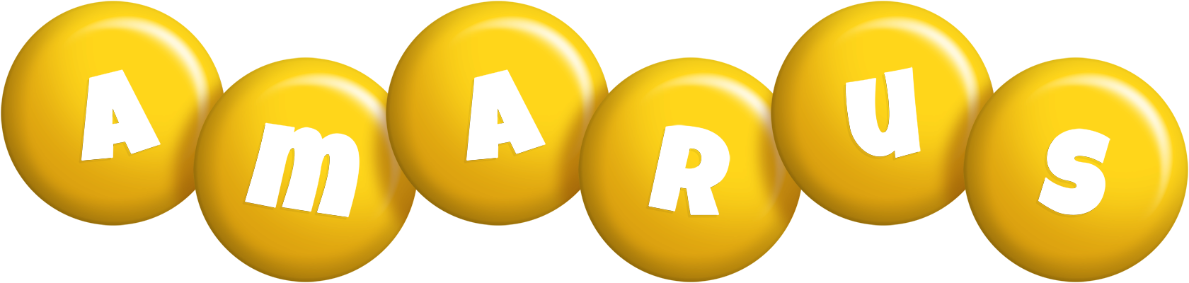 Amarus candy-yellow logo