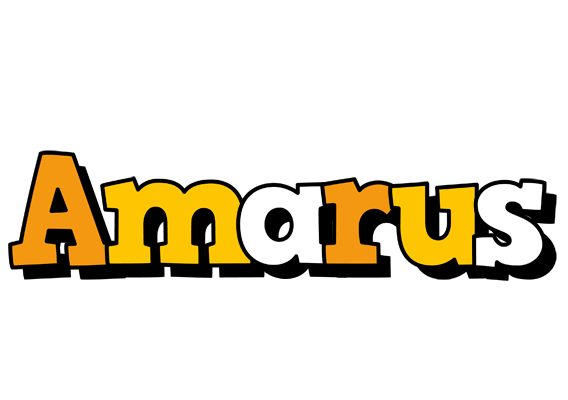 Amarus cartoon logo