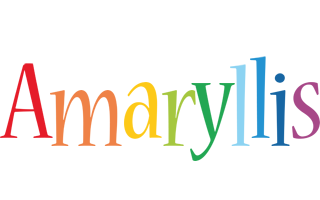 Amaryllis birthday logo