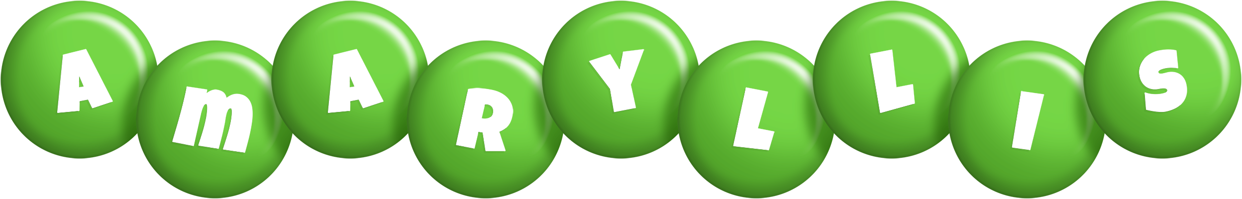 Amaryllis candy-green logo
