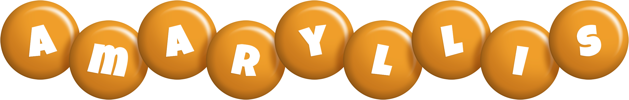 Amaryllis candy-orange logo