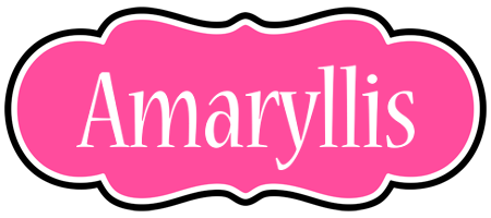 Amaryllis invitation logo