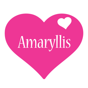 Amaryllis love-heart logo