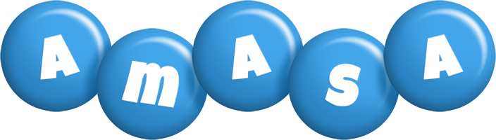 Amasa candy-blue logo