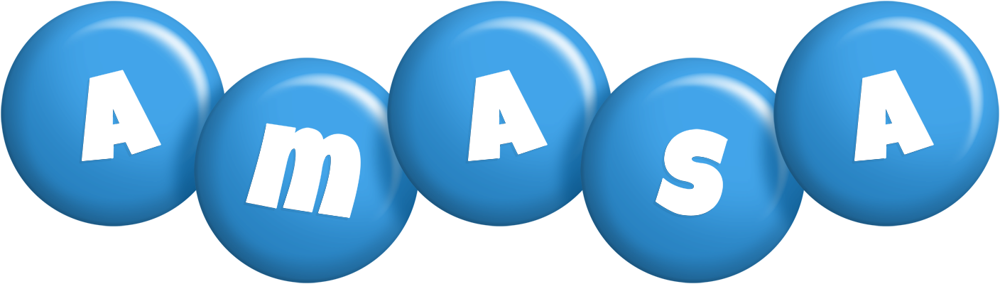 Amasa candy-blue logo