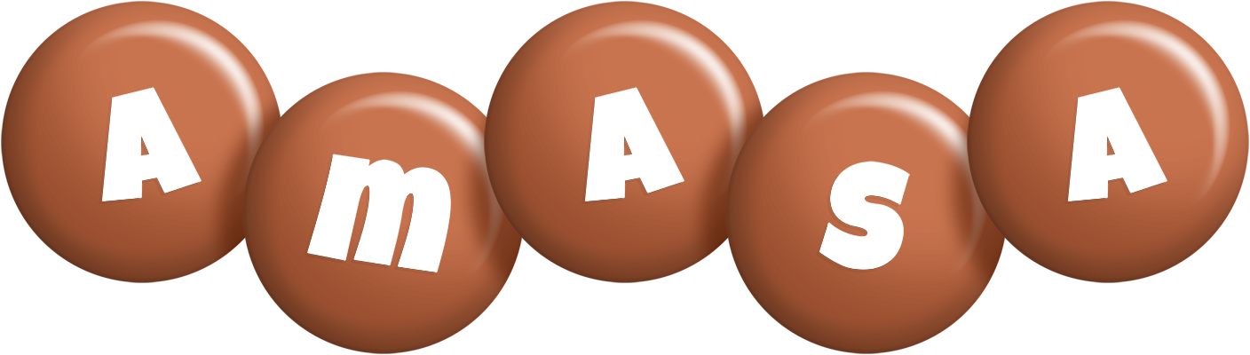 Amasa candy-brown logo