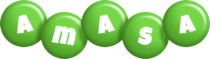 Amasa candy-green logo