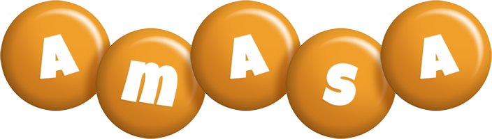 Amasa candy-orange logo