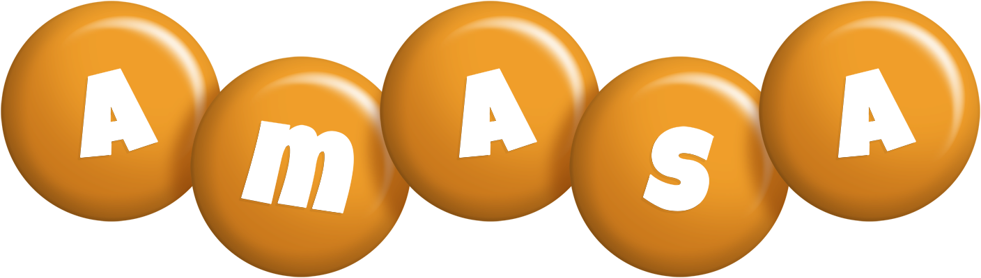 Amasa candy-orange logo