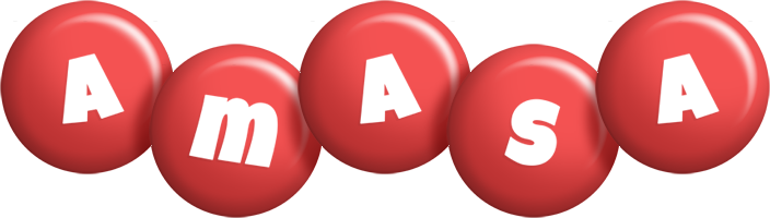 Amasa candy-red logo