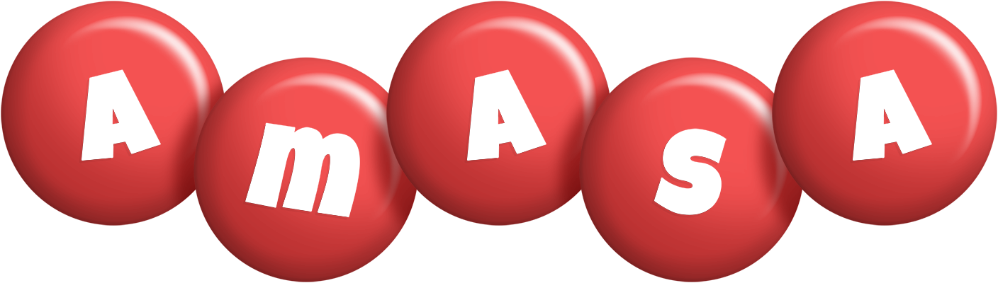 Amasa candy-red logo
