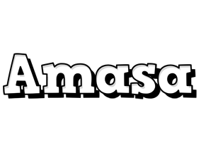 Amasa snowing logo