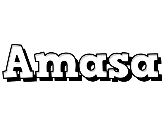 Amasa snowing logo