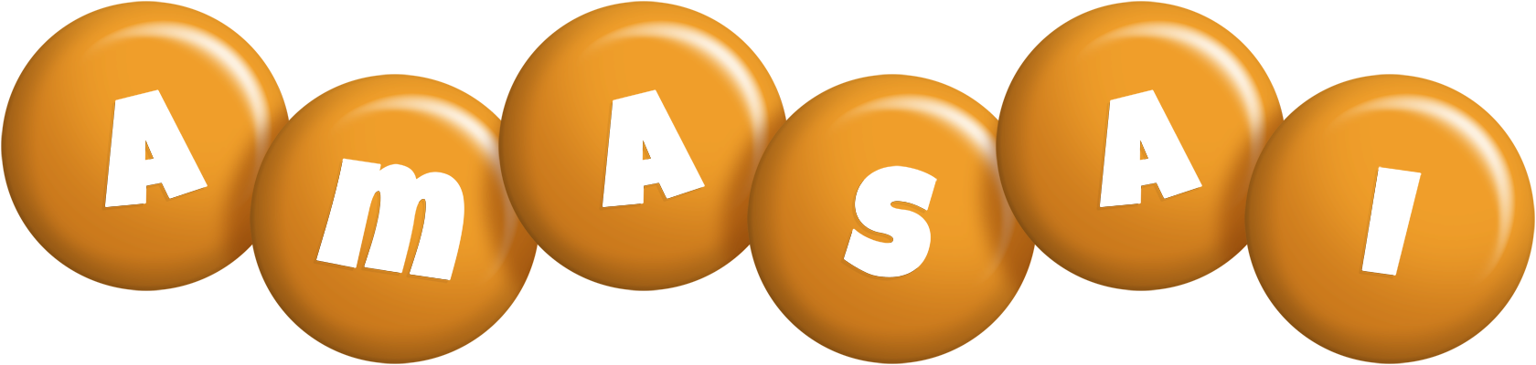 Amasai candy-orange logo