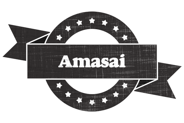 Amasai grunge logo