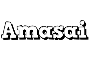 Amasai snowing logo