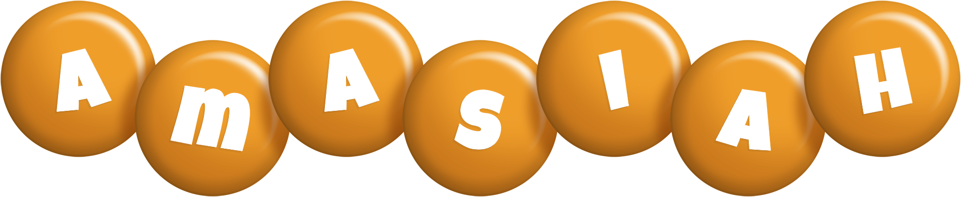 Amasiah candy-orange logo