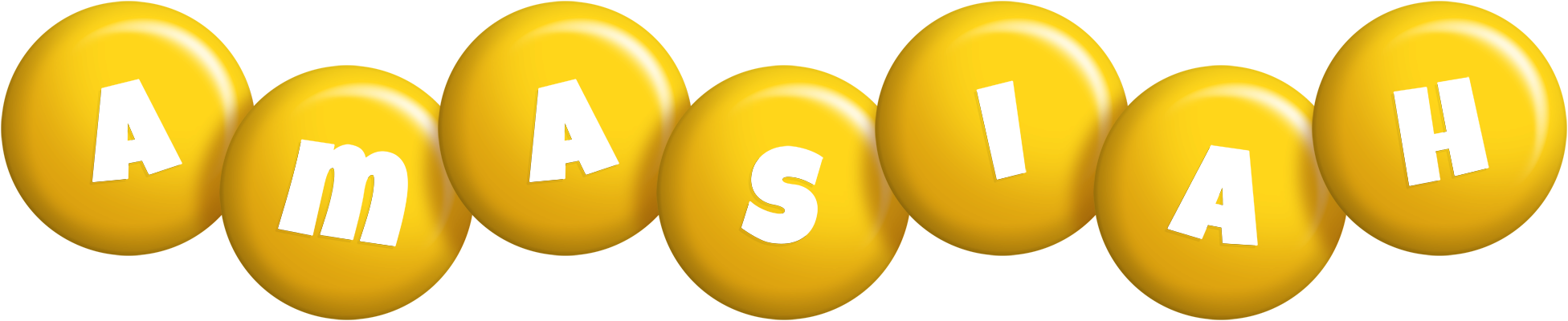 Amasiah candy-yellow logo
