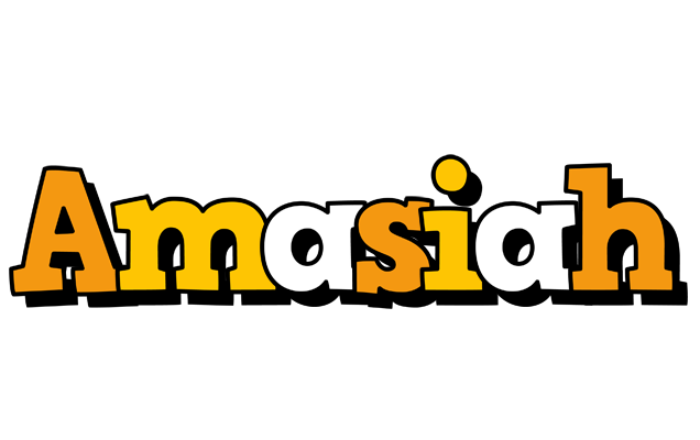 Amasiah cartoon logo