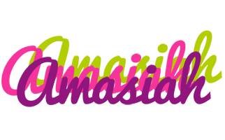 Amasiah flowers logo