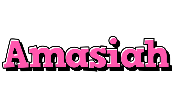 Amasiah girlish logo