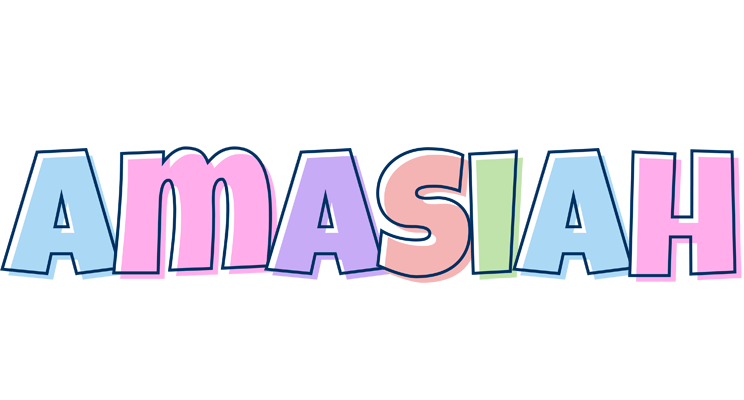Amasiah pastel logo