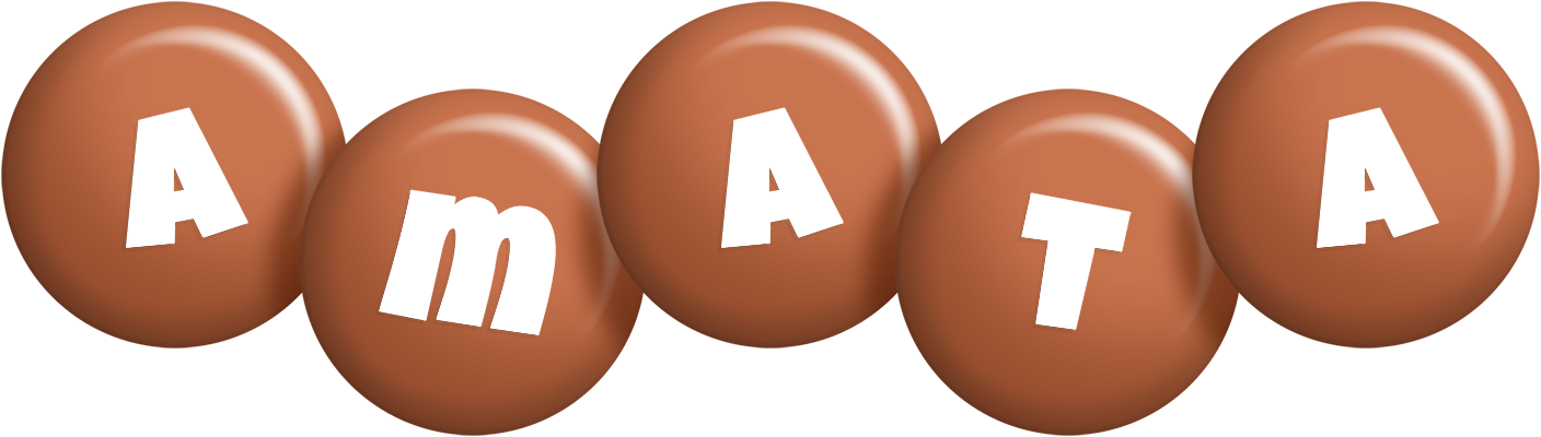 Amata candy-brown logo