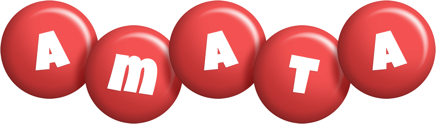 Amata candy-red logo