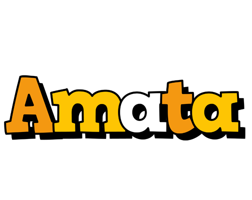 Amata cartoon logo