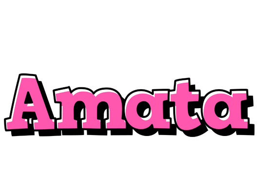 Amata girlish logo