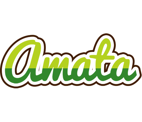 Amata golfing logo
