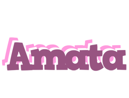 Amata relaxing logo