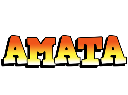 Amata sunset logo