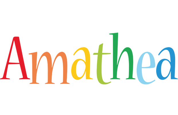 Amathea birthday logo