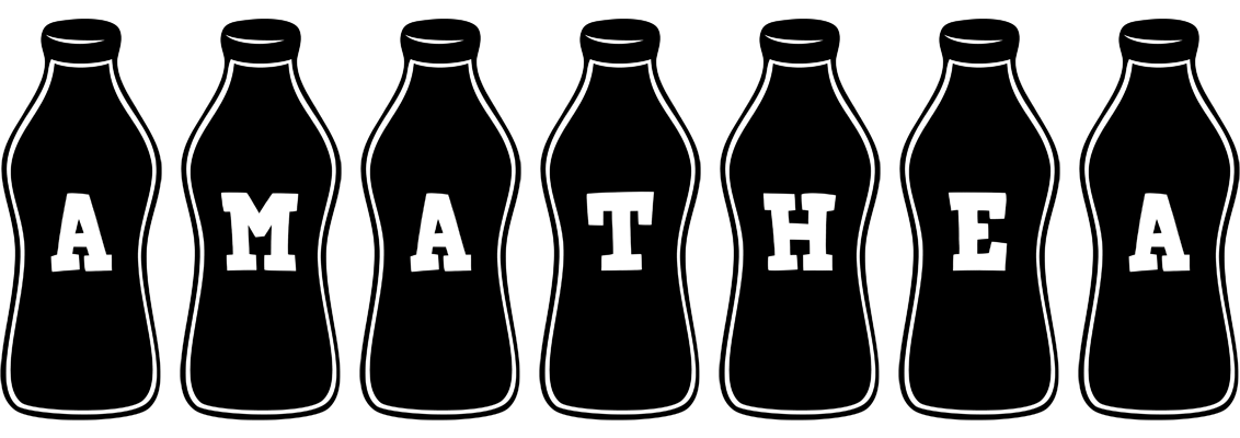 Amathea bottle logo