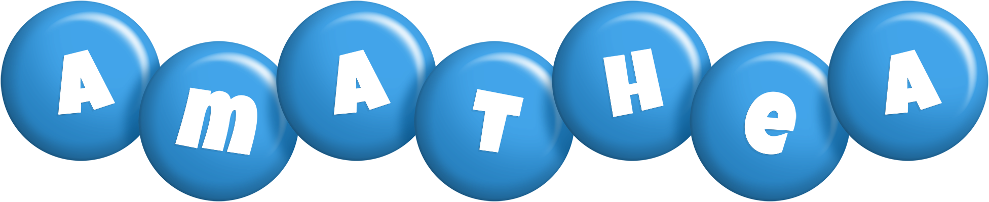 Amathea candy-blue logo