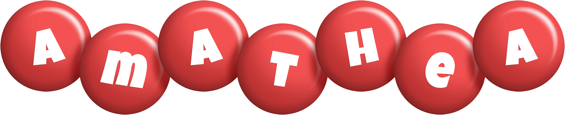 Amathea candy-red logo