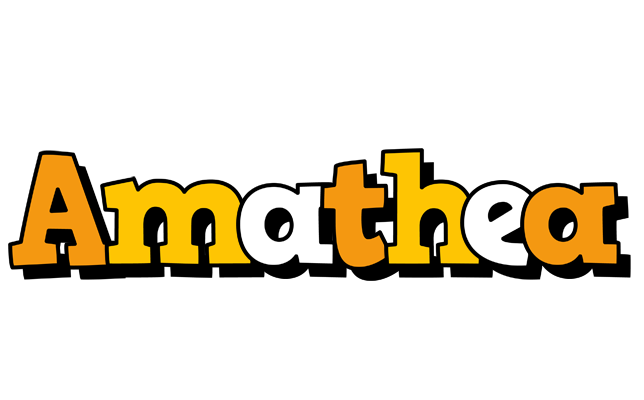 Amathea cartoon logo