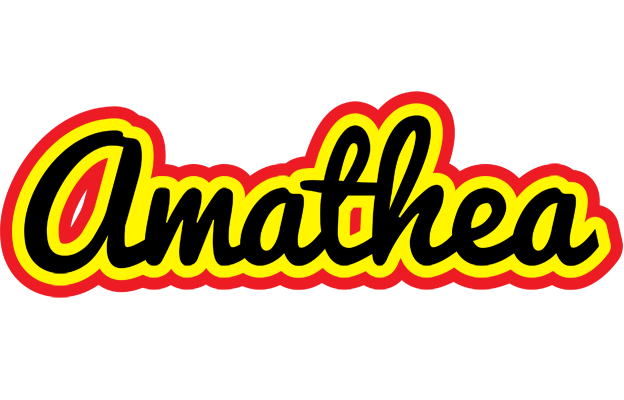 Amathea flaming logo
